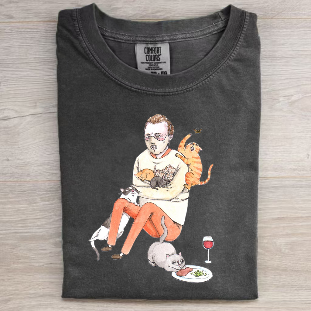 Funny Lecter with Cats Shirt/Sweatshirt
