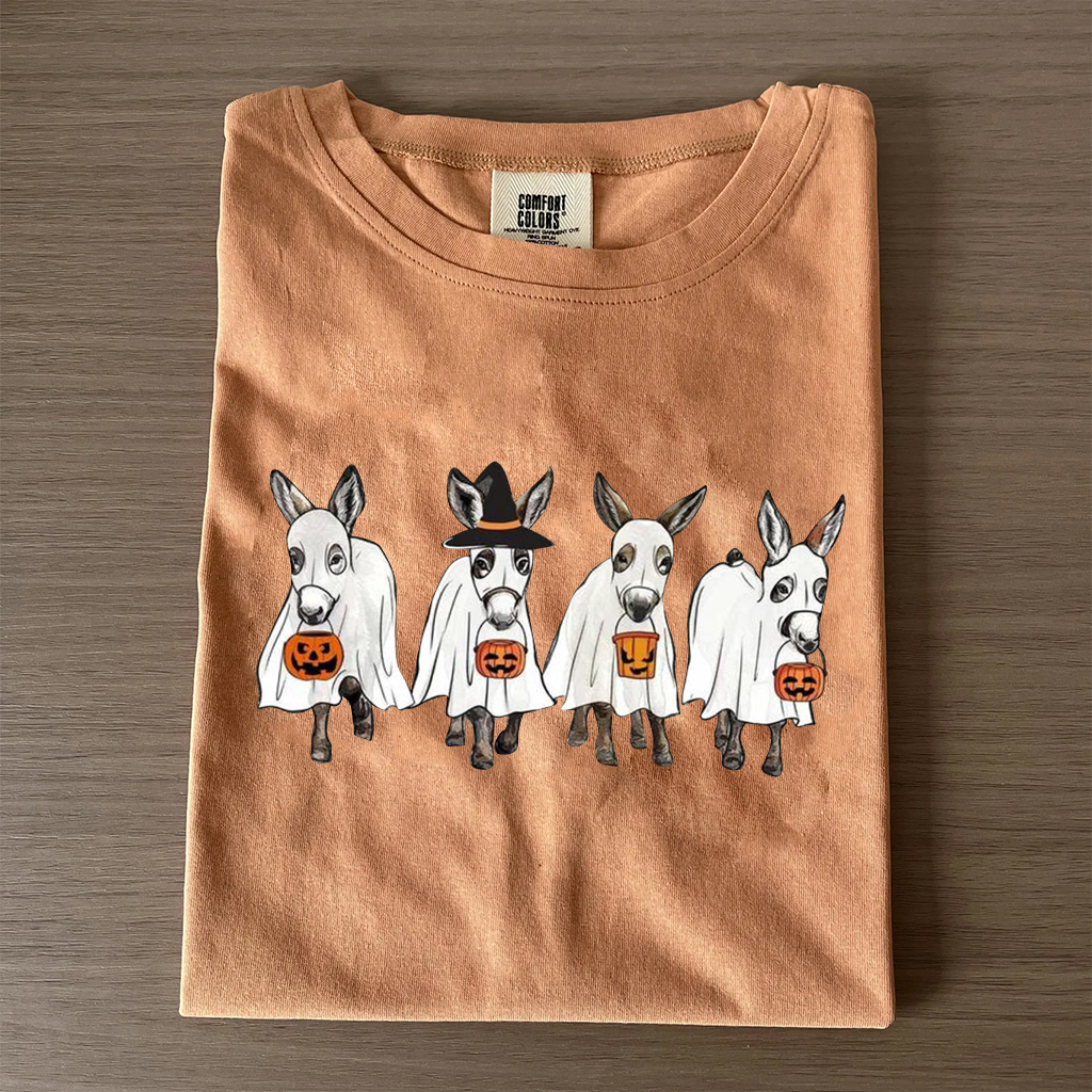 Spooky Donkey Halloween Unisex Shirt/Sweatshirt-Magmoo