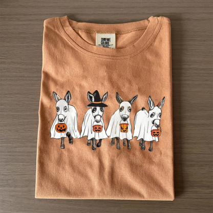 Spooky Donkey Halloween Unisex Shirt/Sweatshirt-Magmoo