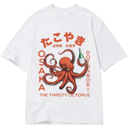 Magmoo Octopus Drinks Soju Classic T-Shirt