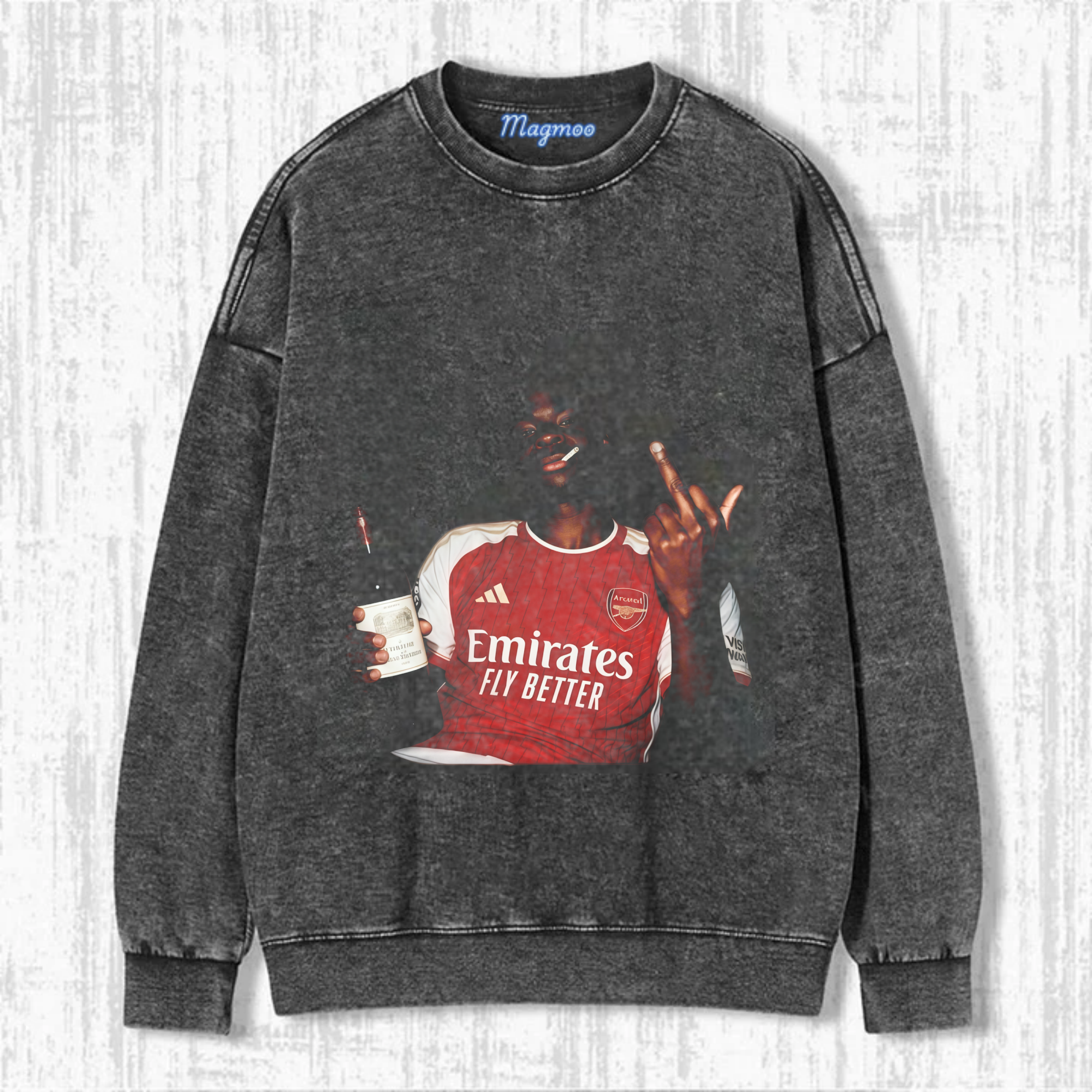 Washed Football Spirit Shirt