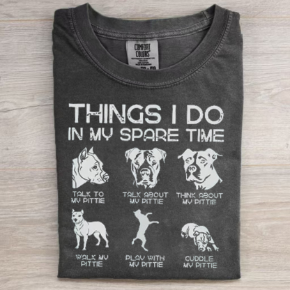 Things I Do In My Spare Time T-shirt-Magmoo