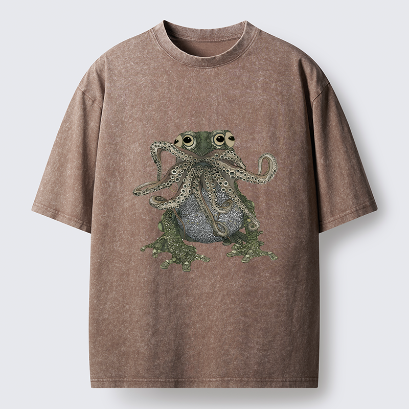 Magmoo Ugly Frog Washed T-Shirt