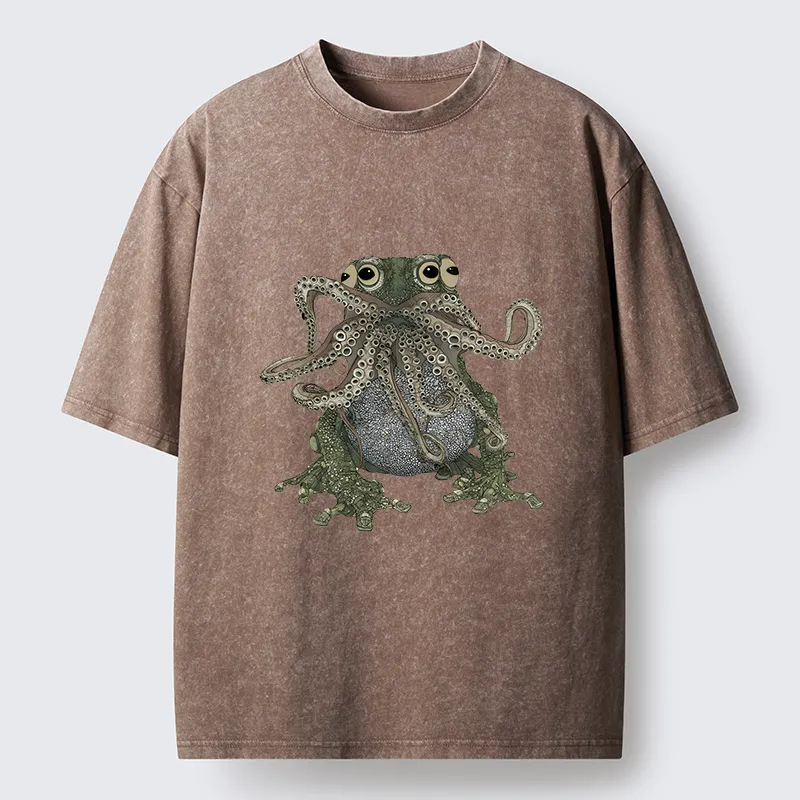 Magmoo Ugly Frog Washed T-Shirt