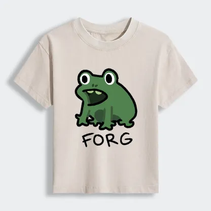 Magmoo Funny Forg Japan Women's Washed T-shirt