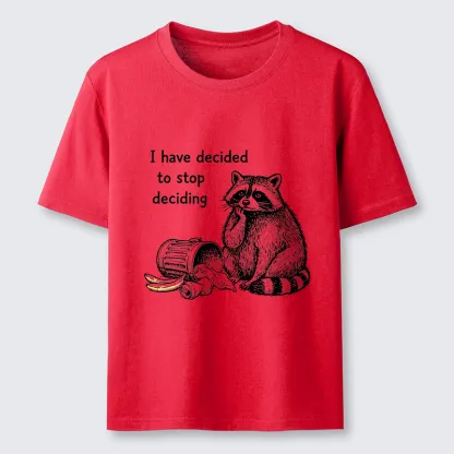 Magmoo Raccoon Stops Making Choices Classic T-Shirt