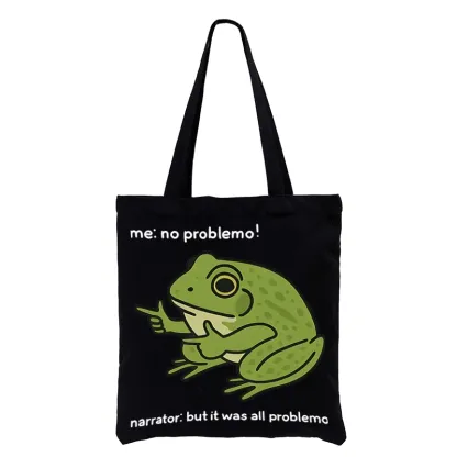 Magmoo Stupid Frog Meme Tote Bag