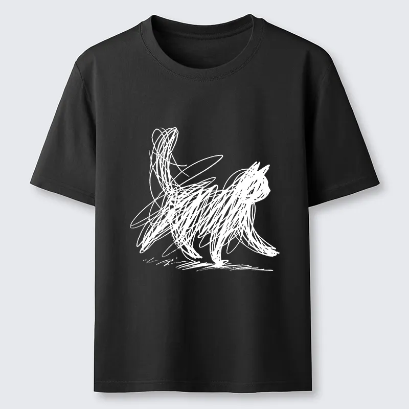 Magmoo Minimalist Cat Art Classic T-Shirt