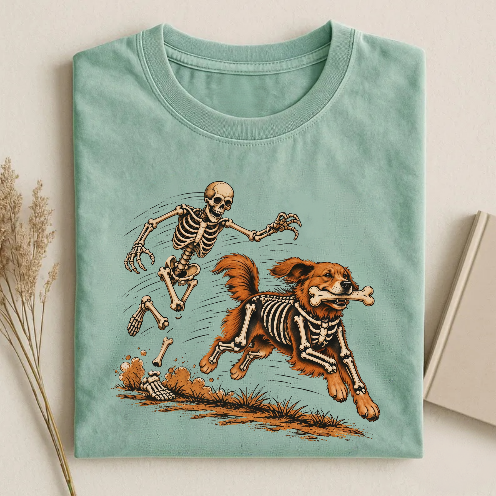 Magmoo Skeleton Dog T-shirt