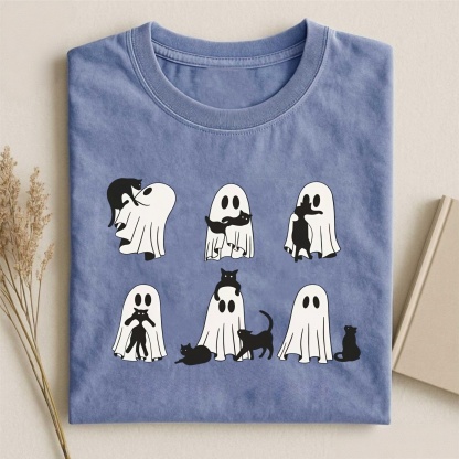 Magmoo Black Cat Ghost T-shirt