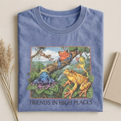 Magmoo Friends In High Places Frog 90s T-shirt