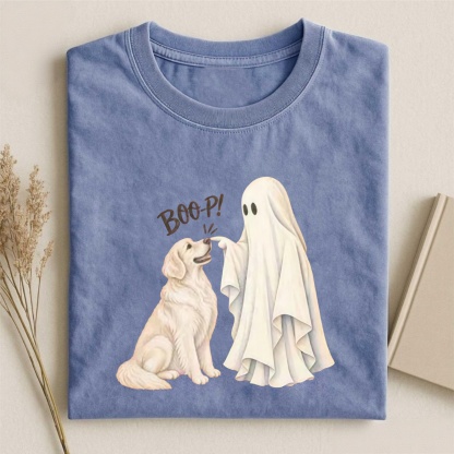 Magmoo Cream Gldn Retriever Boop T-shirt
