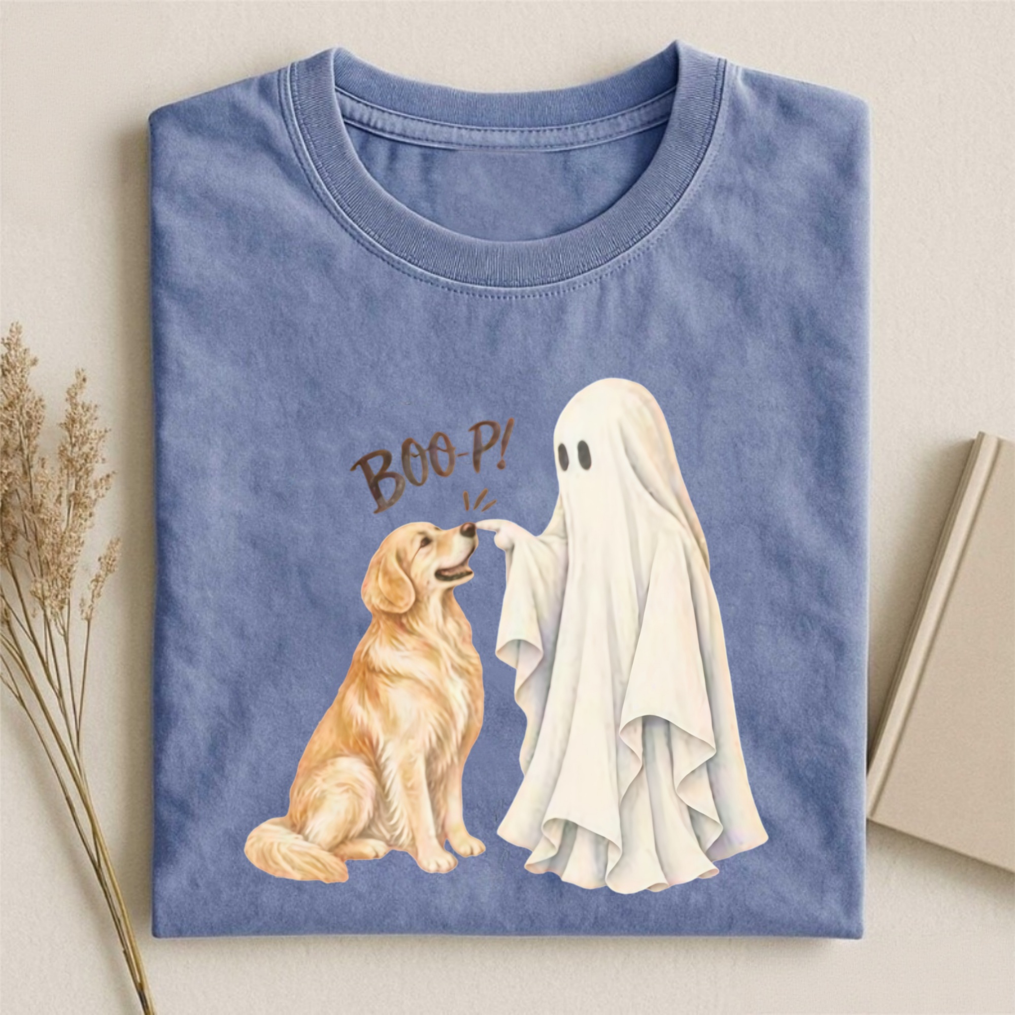 Magmoo Golden Retriever Boop T-shirt