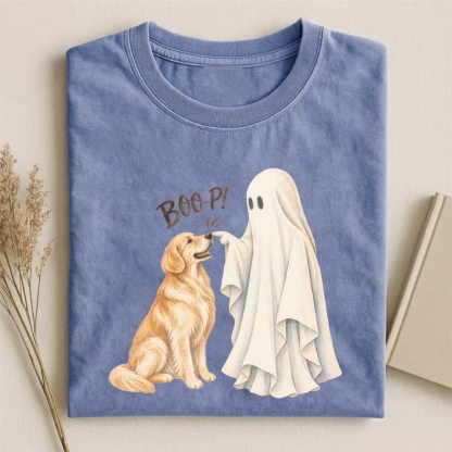 Magmoo Golden Retriever Boop T-shirt