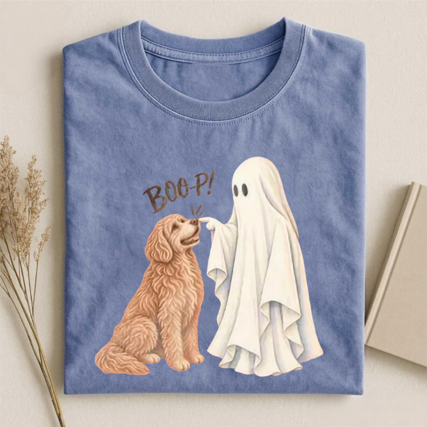 Magmoo LT Brn Goldendoodle Boop T-shirt