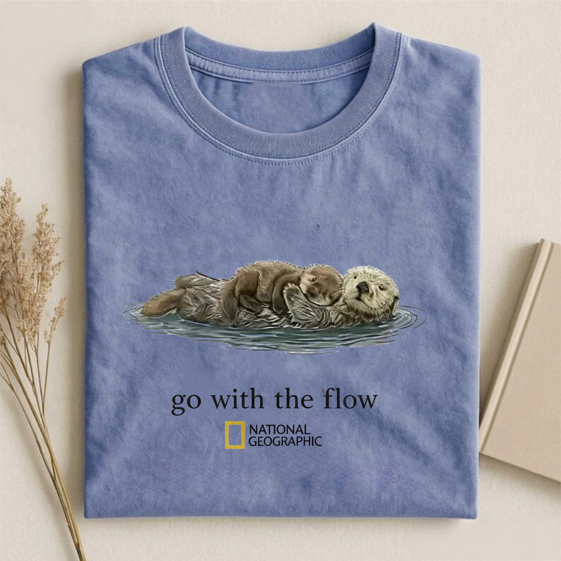 Magmoo Go With The Flow Otter Nature T-shirt