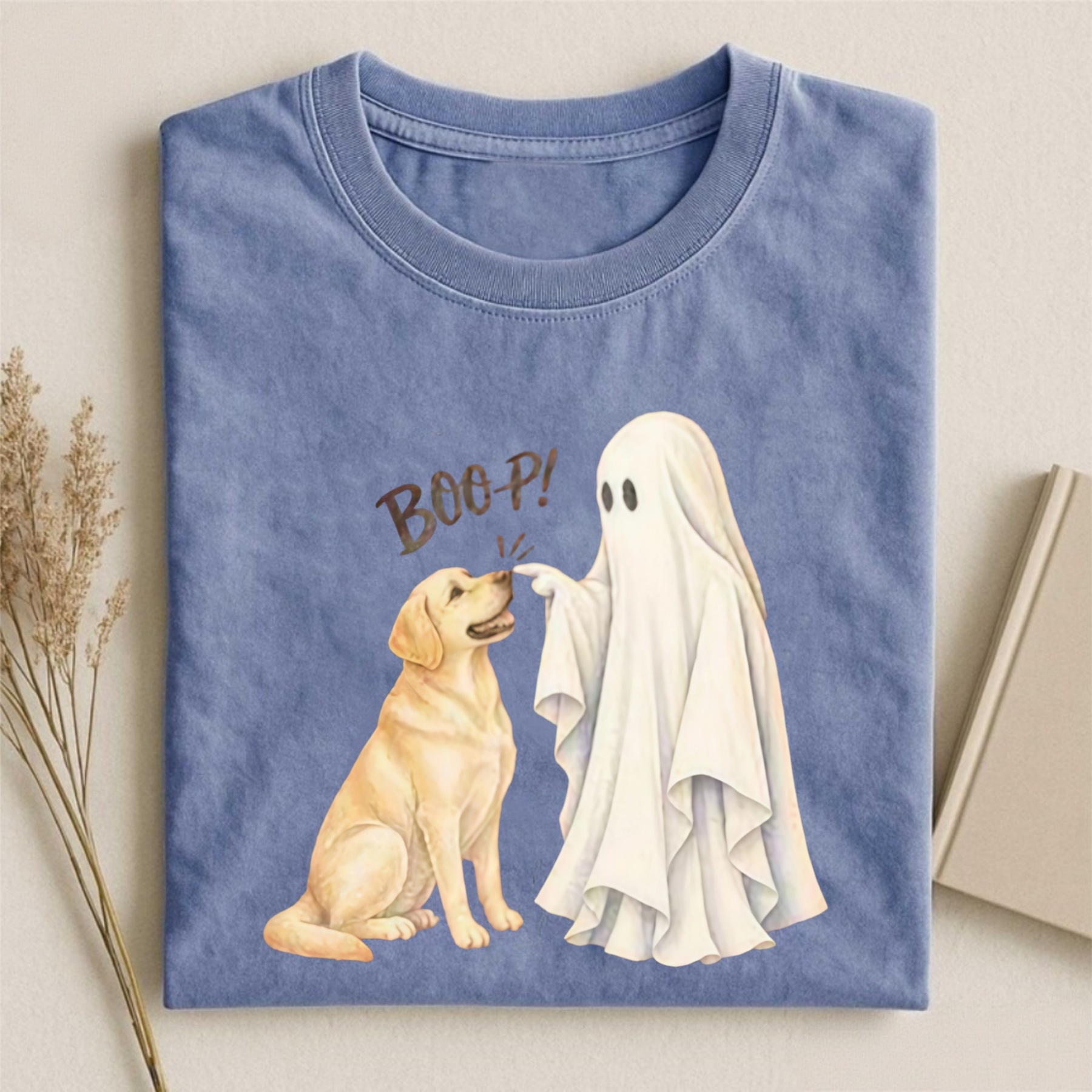 Magmoo Yellow Labrador Boop T-shirt