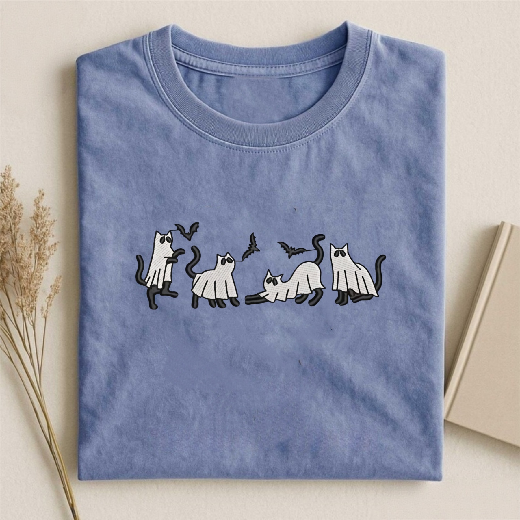Magmoo Halloween Ghost Cat T-shirt
