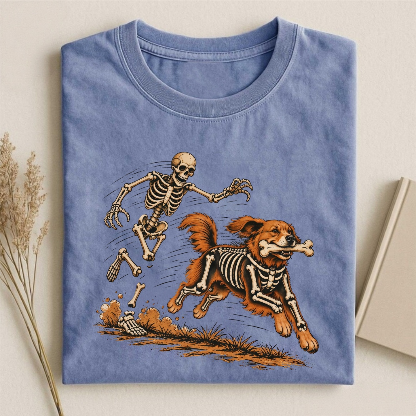 Magmoo Skeleton Dog T-shirt