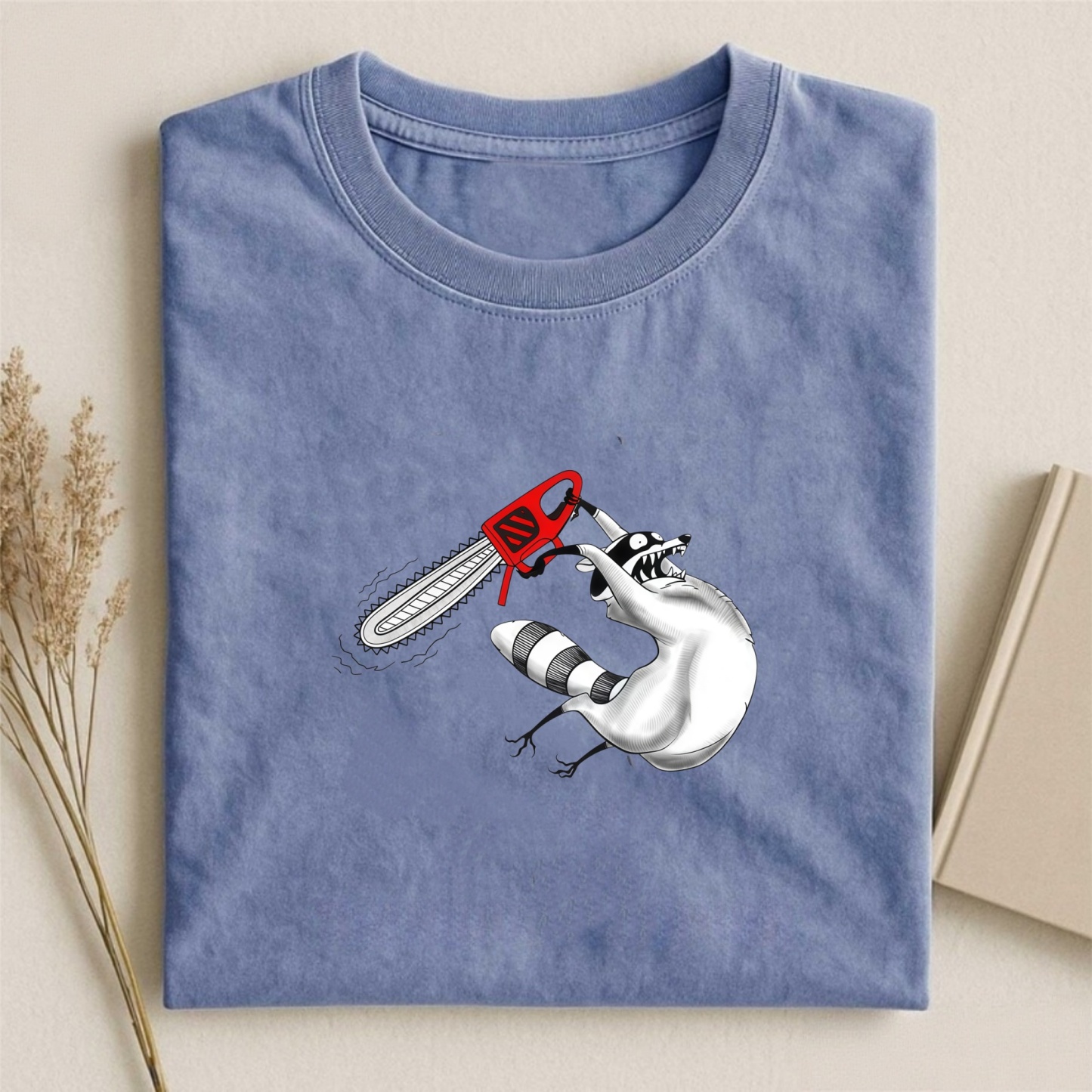 Magmoo Chainsaw Raccoon T-shirt Sweatshirt/ Hoodie