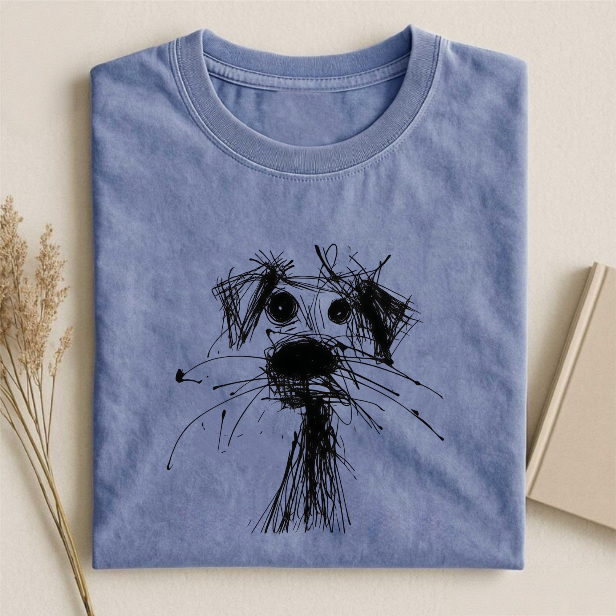 Magmoo Scribble Sketch Dog T-shirt/ Sweatshirt/ Hoodie