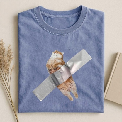 Magmoo Stuck Chubby Cat T-shirt