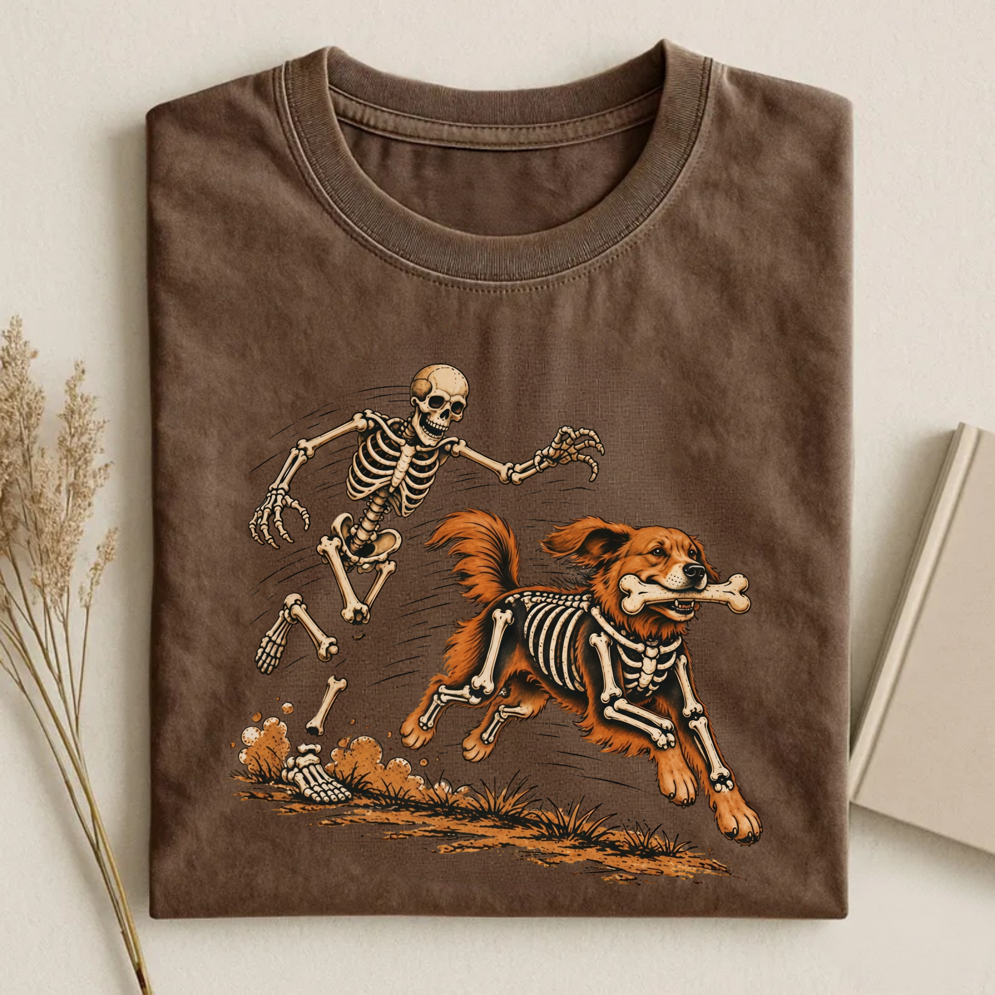 Magmoo Skeleton Dog T-shirt