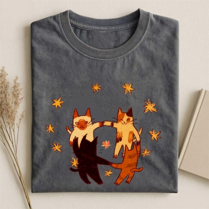 Magmoo Cute Dancing Cats T-shirt