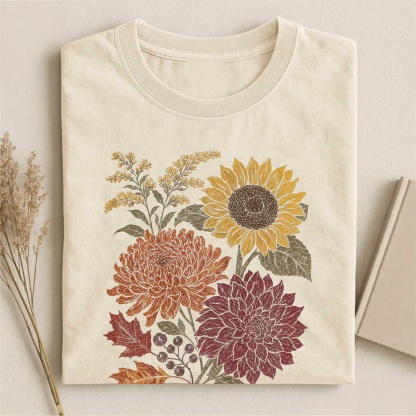 Magmoo Fall Floral T-shirt
