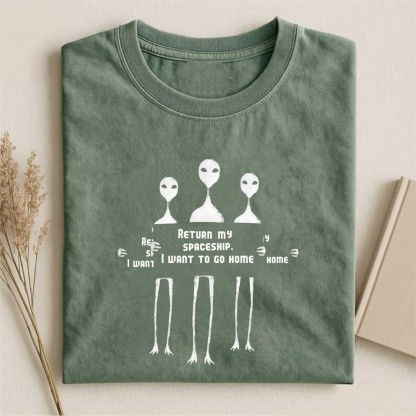 Magmoo Return My Spaceship I Want To Go Home T-shirt
