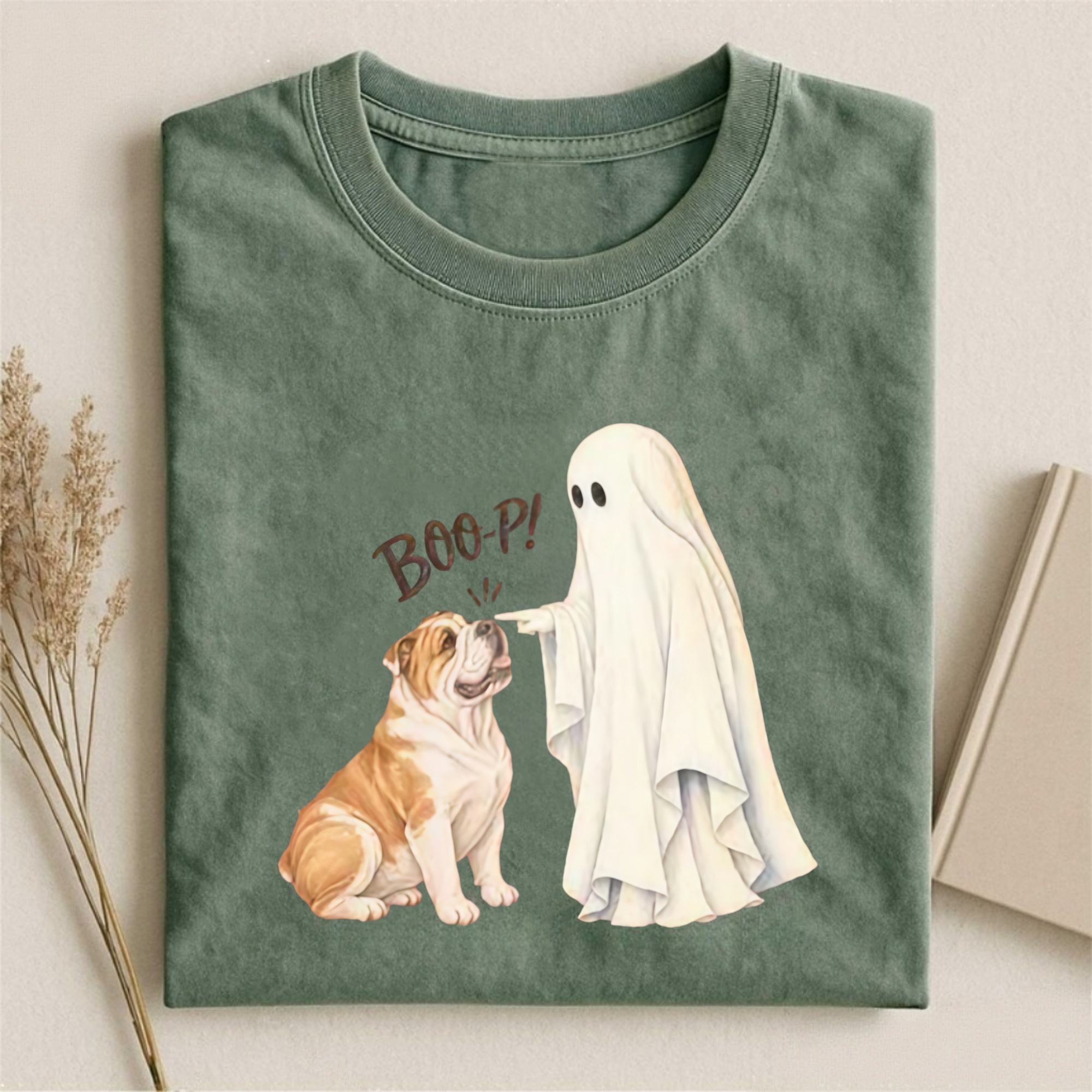 Magmoo English Bulldog Boop T-shirt