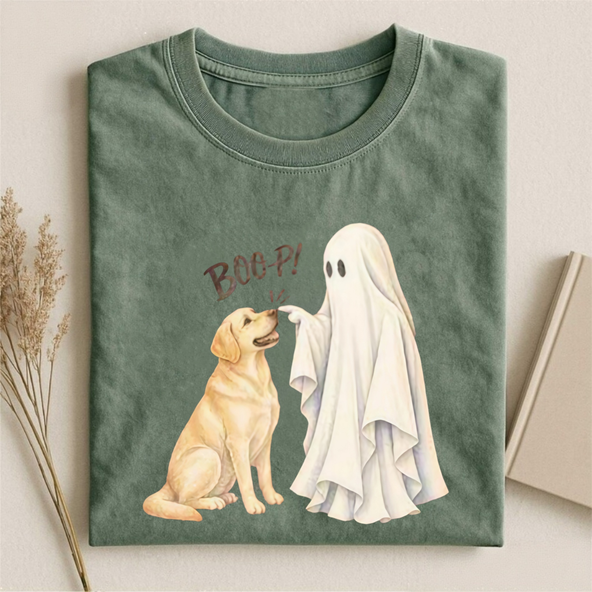 Magmoo Yellow Labrador Boop T-shirt