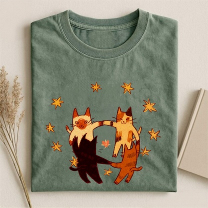 Magmoo Cute Dancing Cats T-shirt