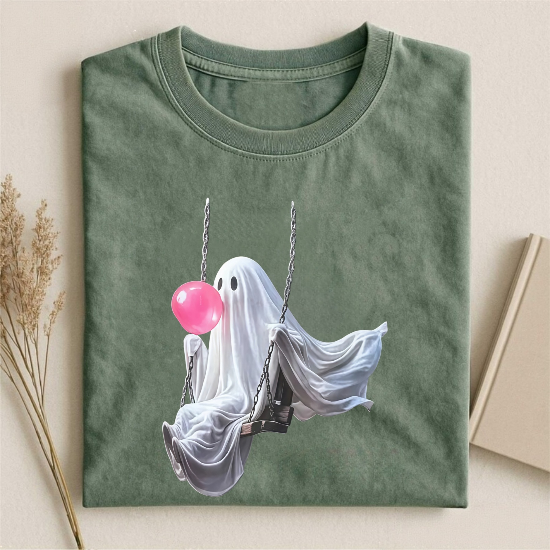 Magmoo Ghost Swing Graphic T-shirt