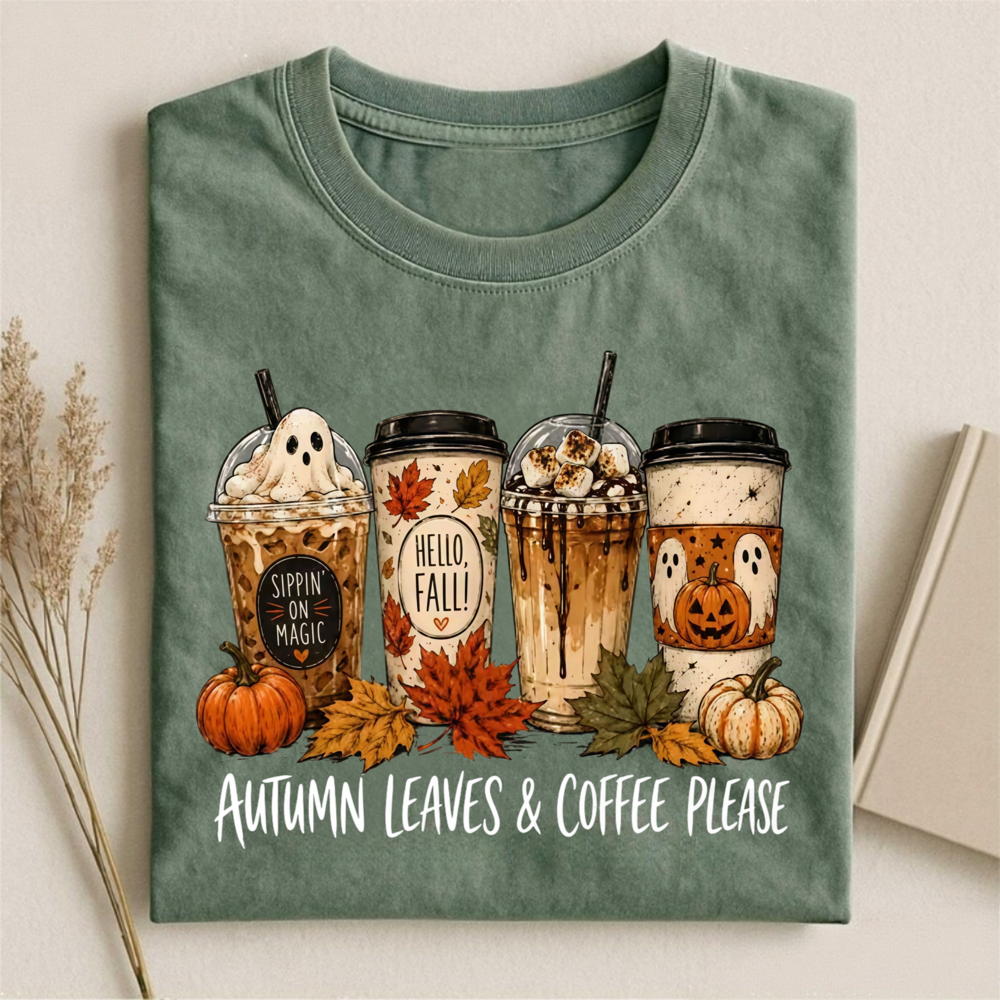 Magmoo Halloween Coffee T-shirt