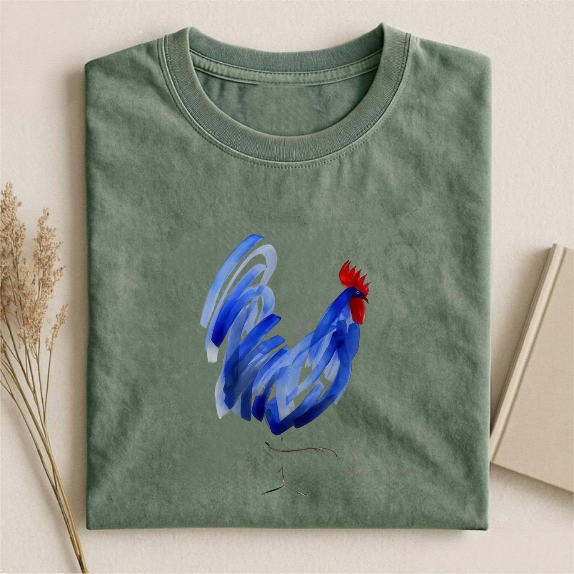 Magmoo Brushstroke Rooster T-shirt/ Sweatshirt/ Hoodie