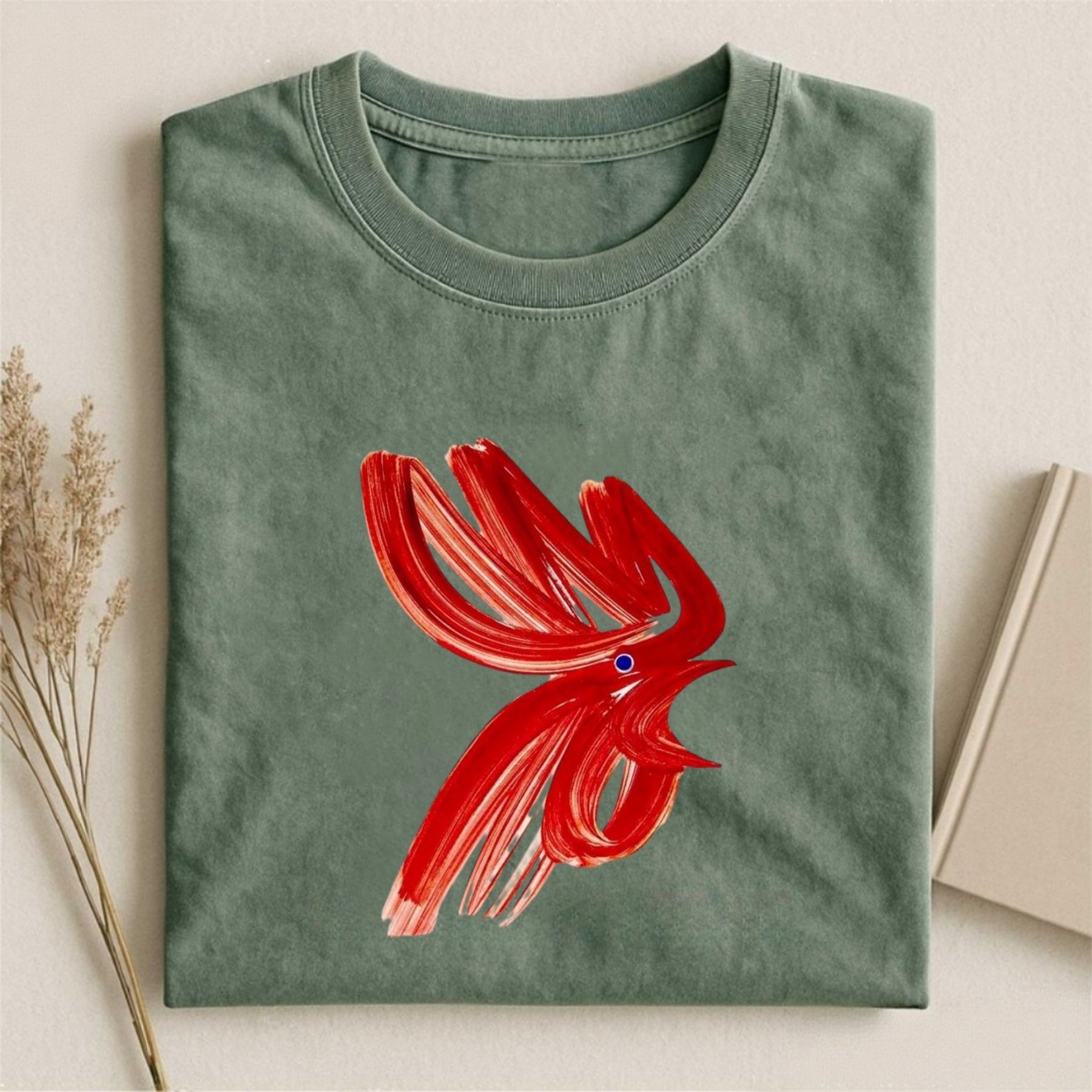 Magmoo Calligraphy Art Chicken T-shirt/ Sweatshirt/ Hoodie