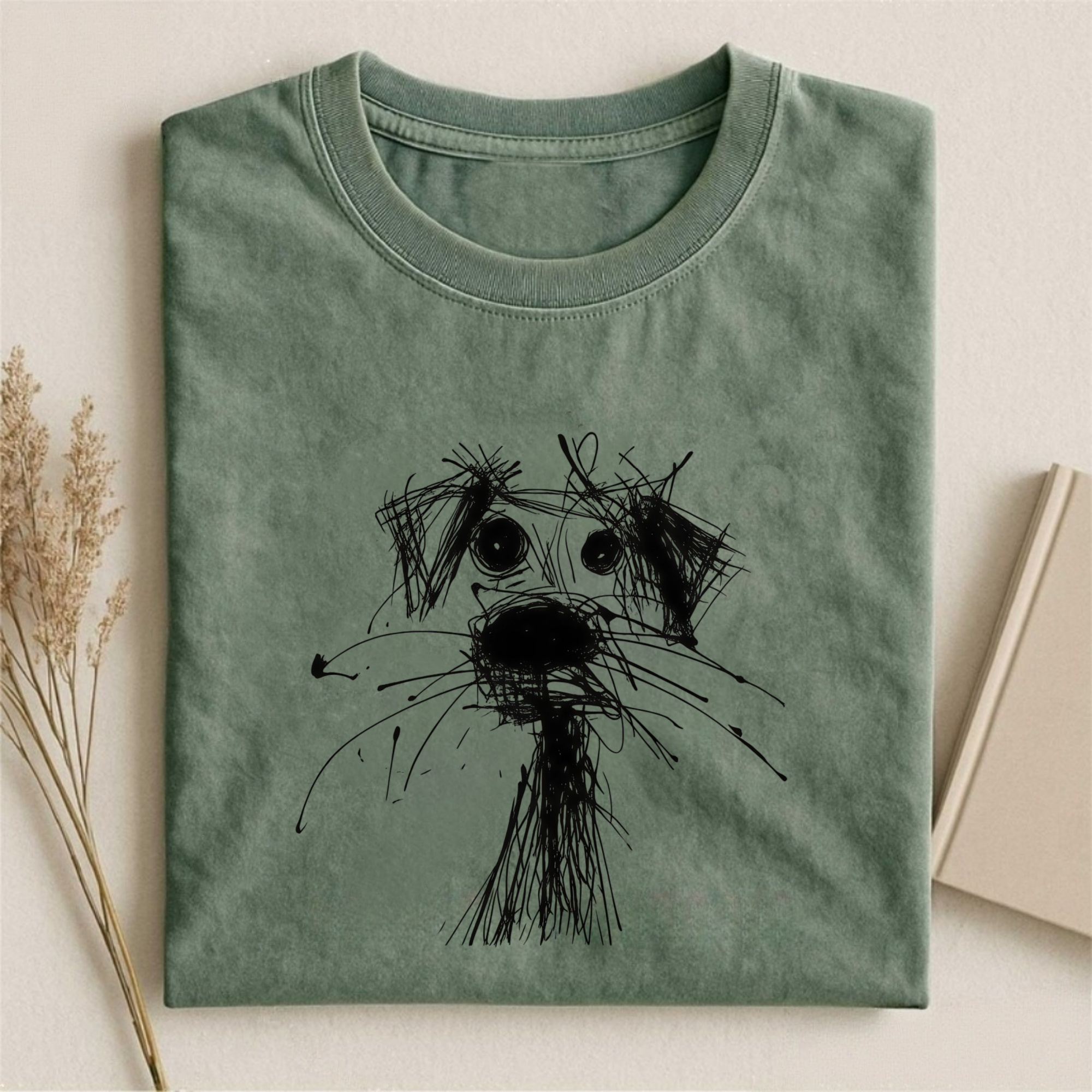 Magmoo Scribble Sketch Dog T-shirt/ Sweatshirt/ Hoodie