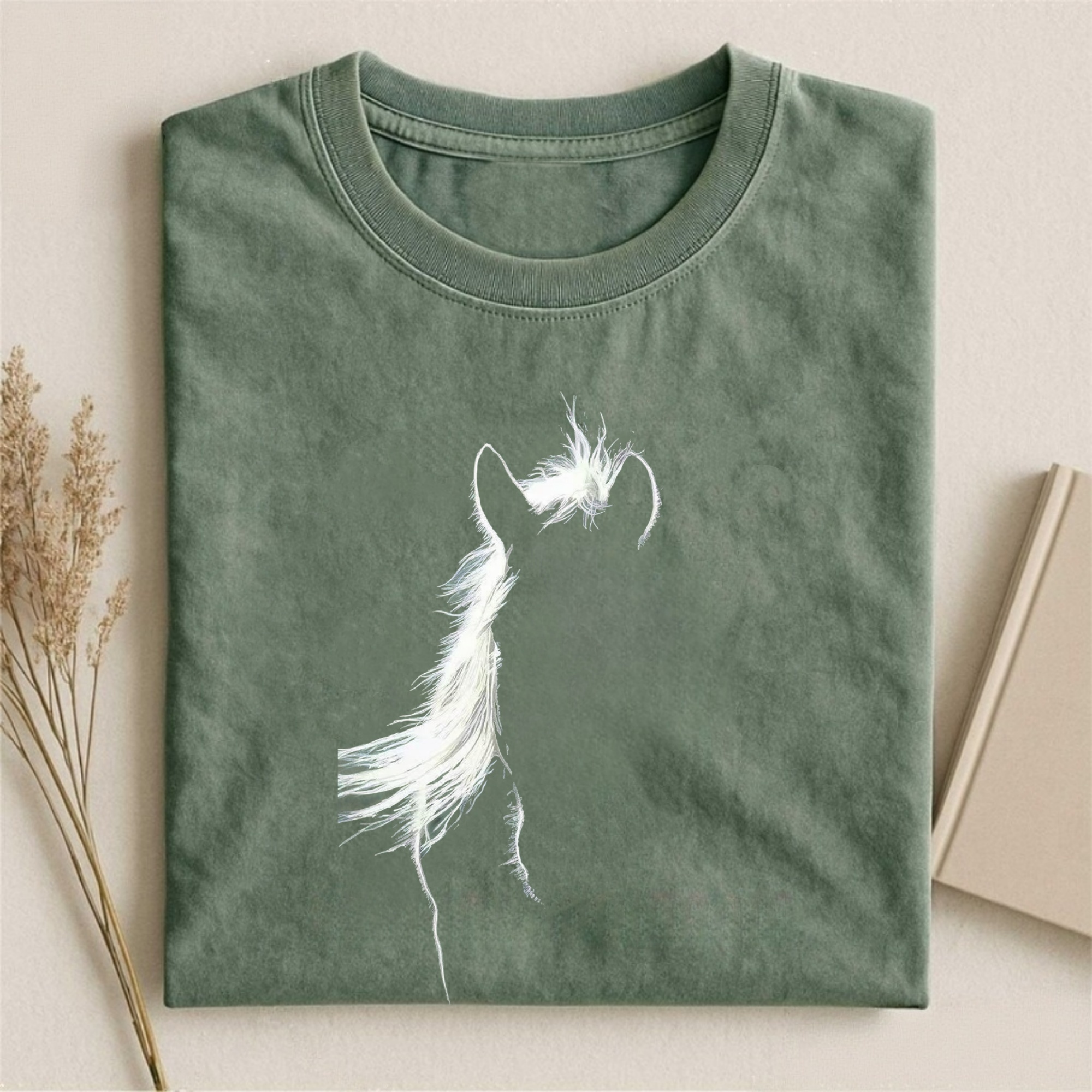 Magmoo White Mane Horse T-shirt/ Sweatshirt/ Hoodie