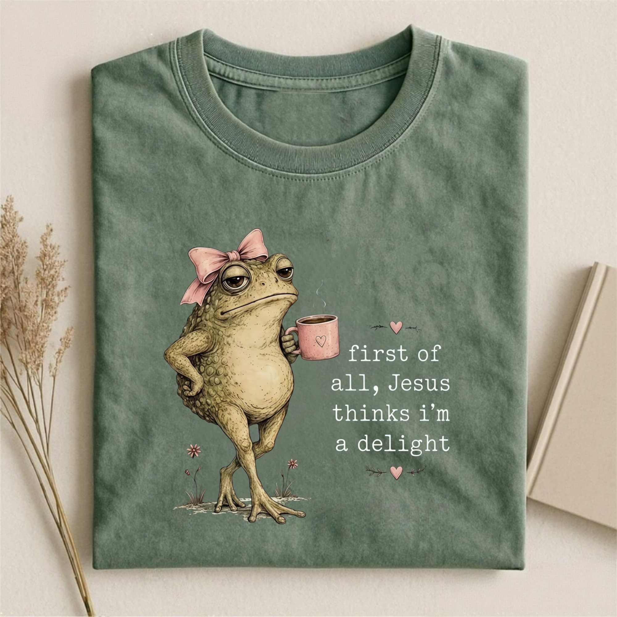 Magmoo First Of All Jesus Thinks I'm A Delight T-shirt