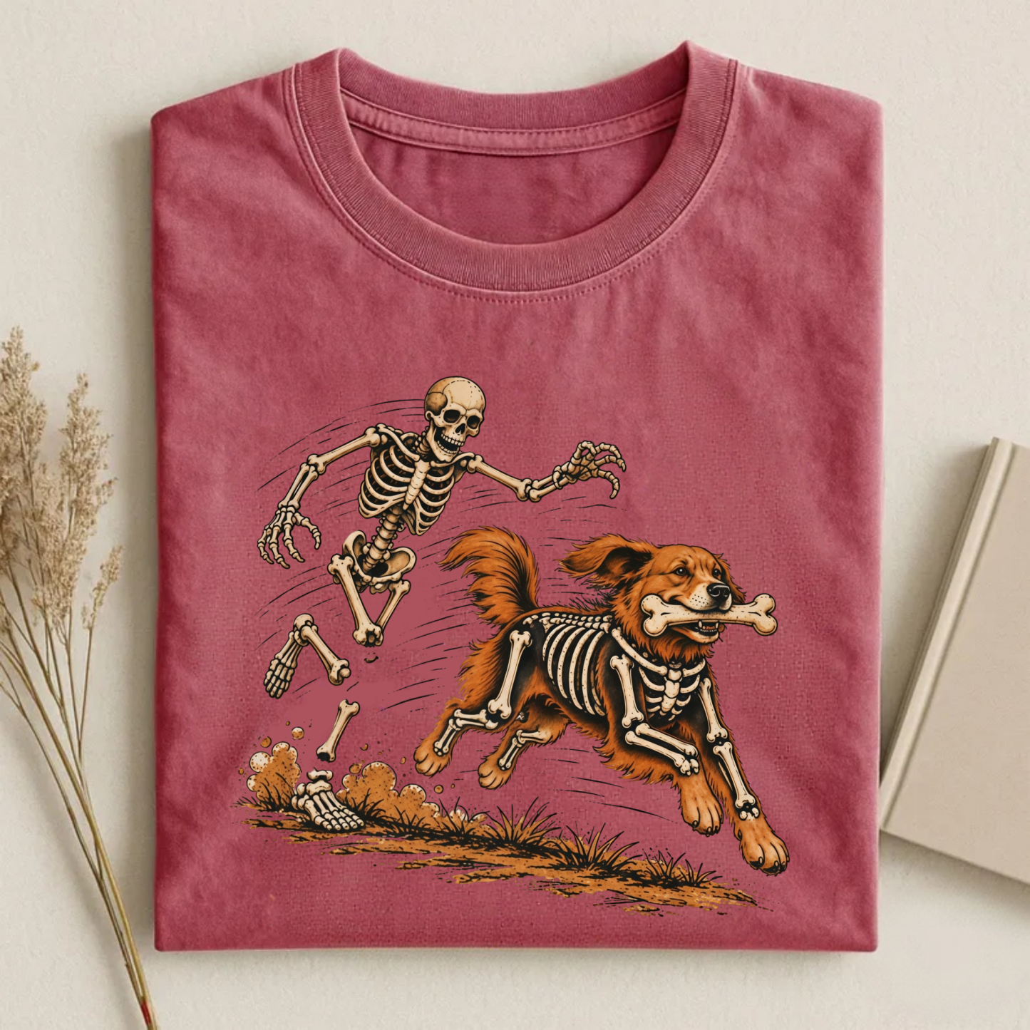Magmoo Skeleton Dog T-shirt