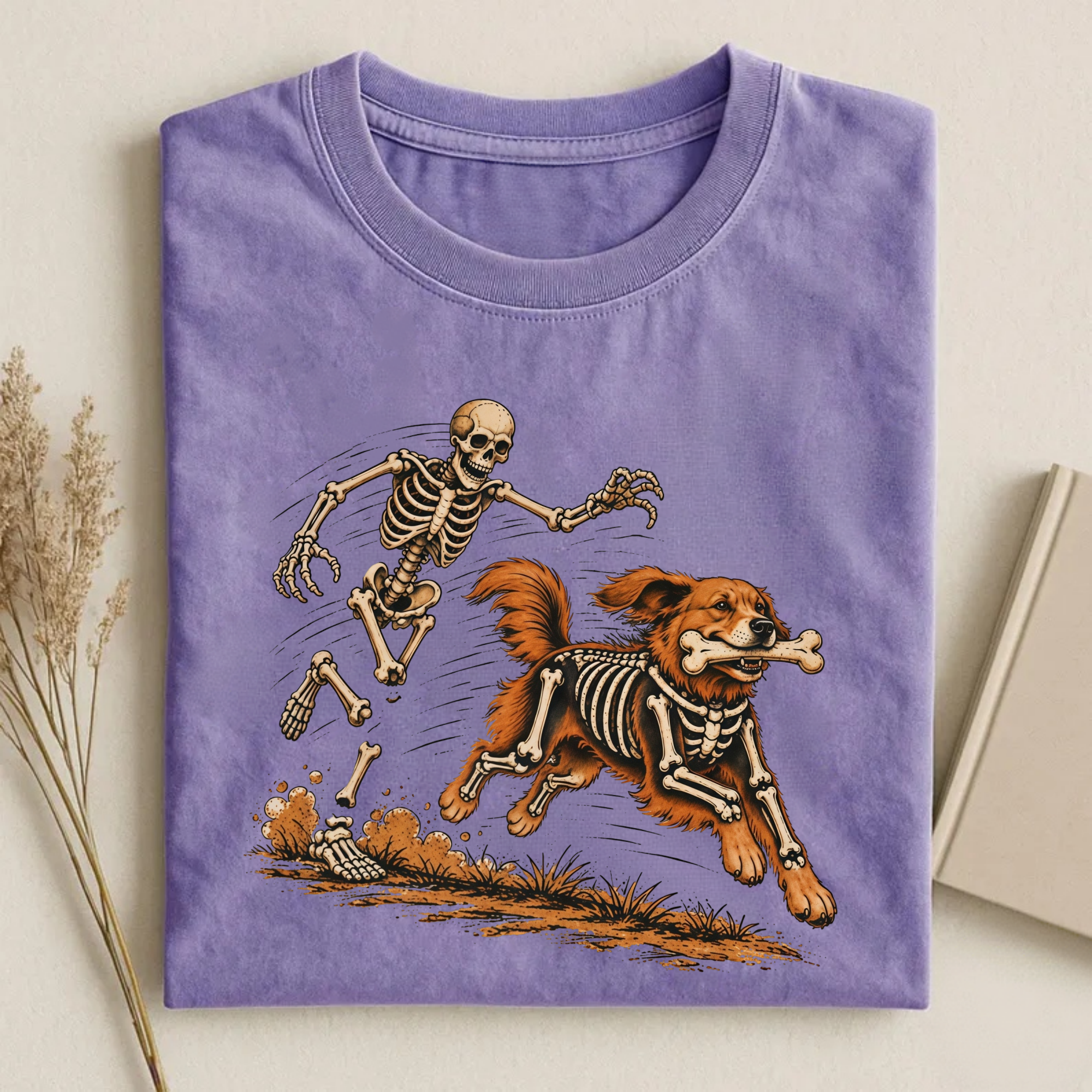 Magmoo Skeleton Dog T-shirt