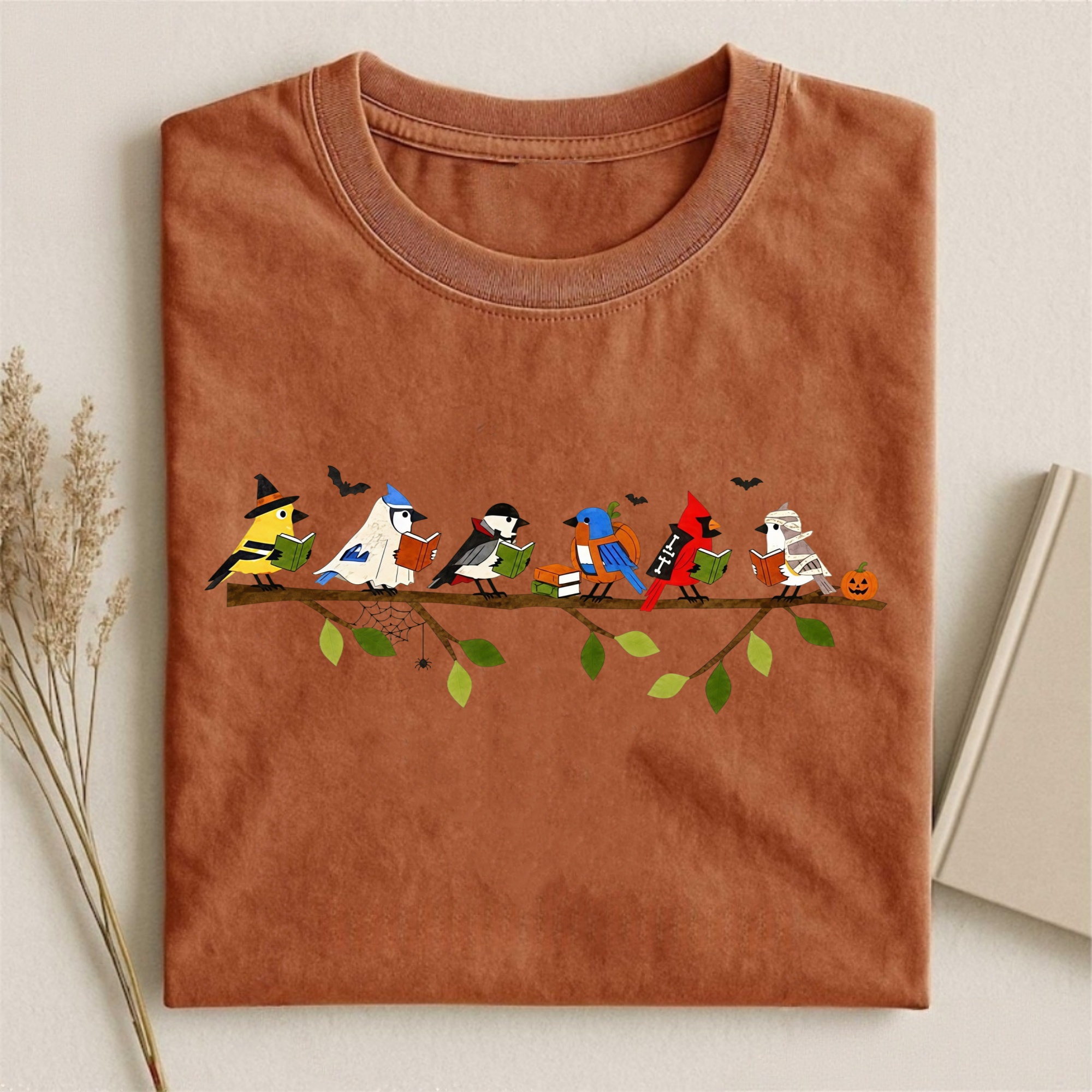 Magmoo Bookish Birds Club T-shirt