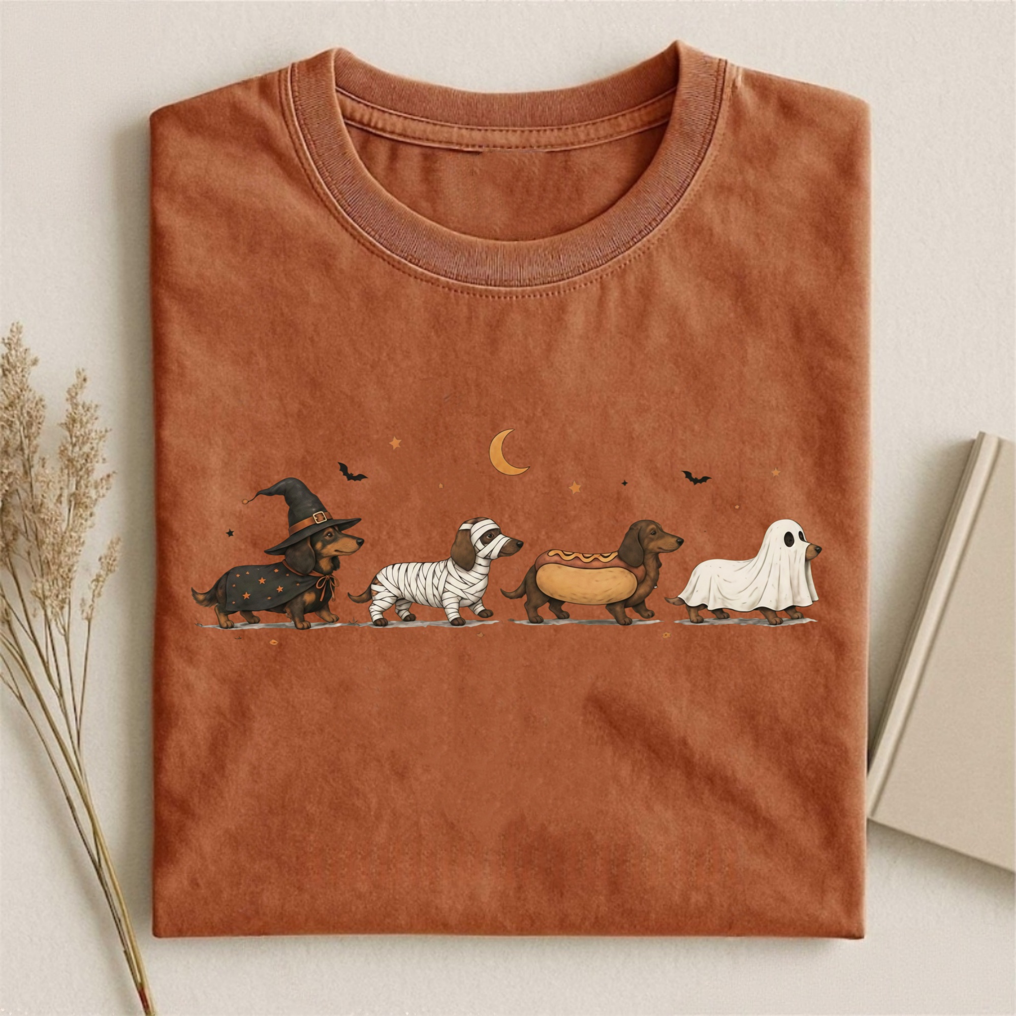 Magmoo Halloween Dachshund T-shirt