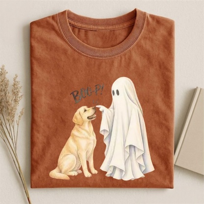 Magmoo Yellow Labrador Boop T-shirt