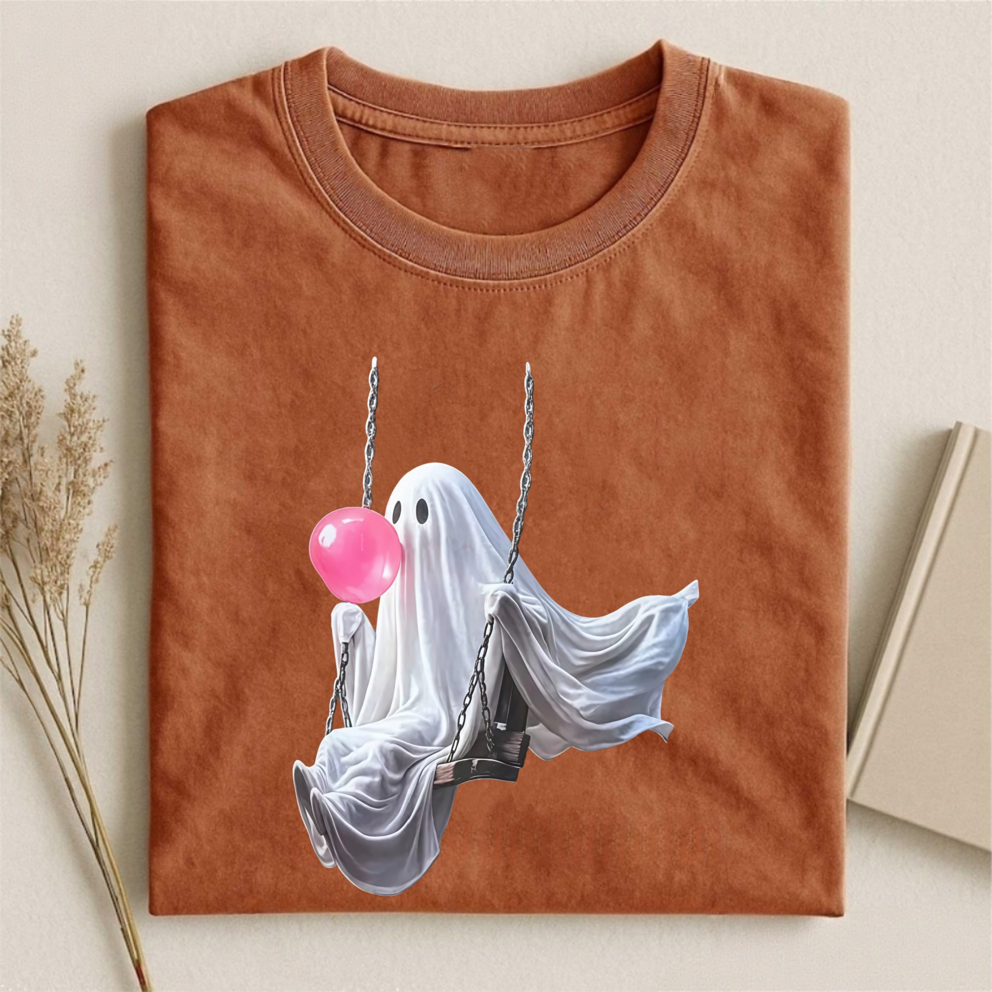 Magmoo Ghost Swing Graphic T-shirt