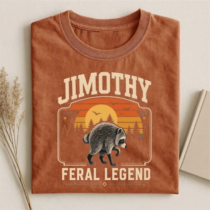 Magmoo Retro Jimothy Raccoon T-shirt
