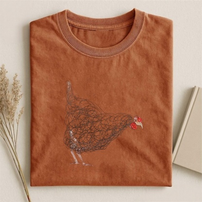 Magmoo Scribble Chicken T-shirt/ Sweatshirt/ Hoodie