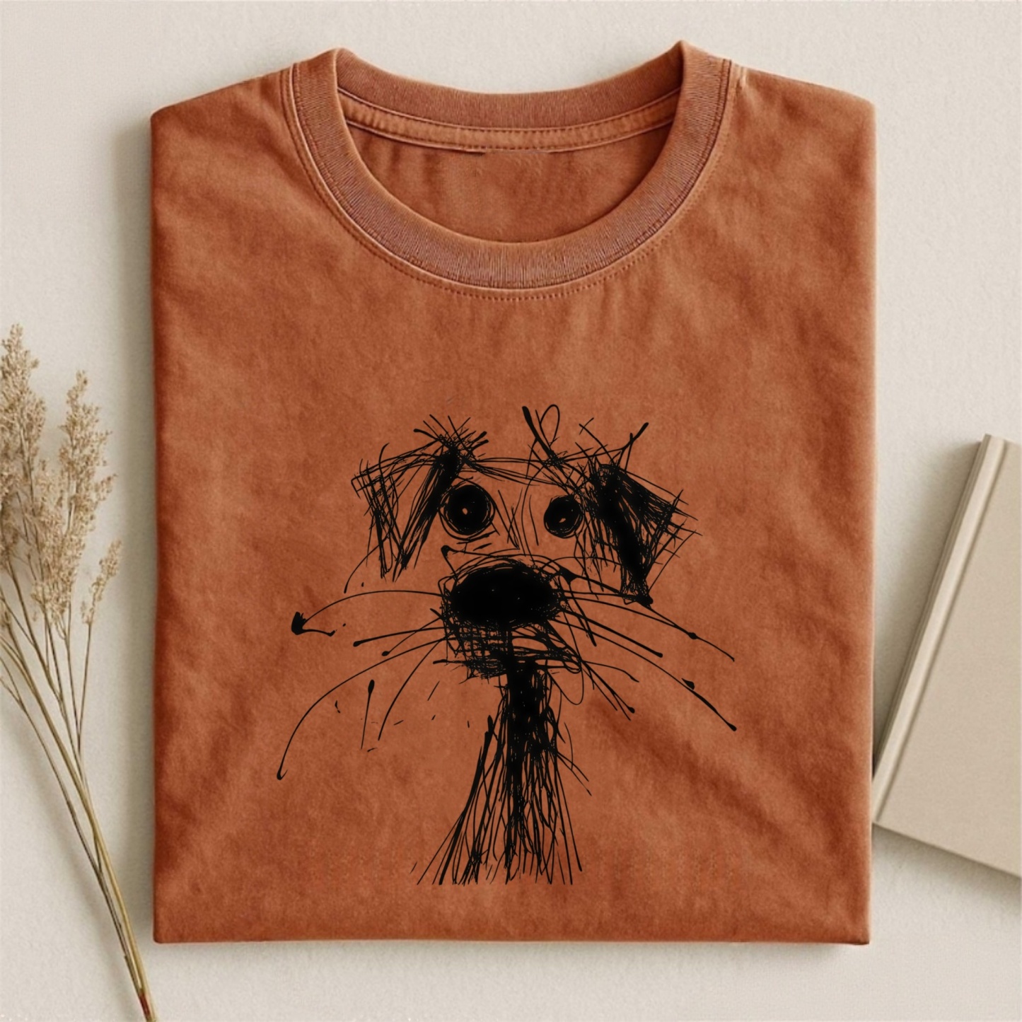 Magmoo Scribble Sketch Dog T-shirt/ Sweatshirt/ Hoodie