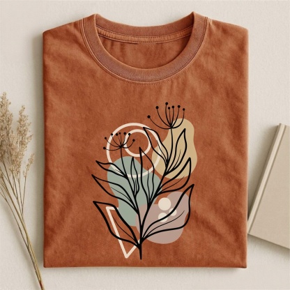 Magmoo Abstract Floral T-shirt